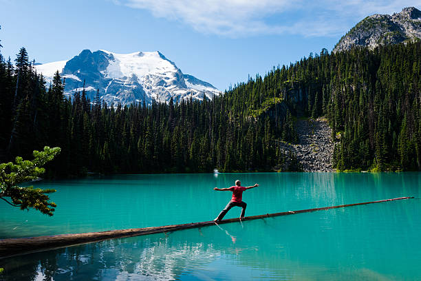 Warrior two lakeside yoga