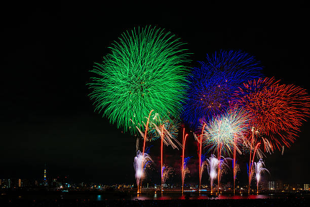 istock Fireworks of Adachi, Tokyo 584223660
