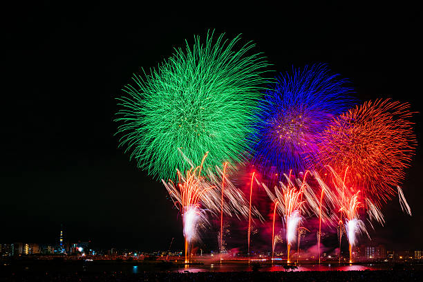 istock Fireworks of Adachi, Tokyo 584223688