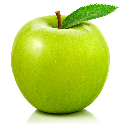 Green apple. 