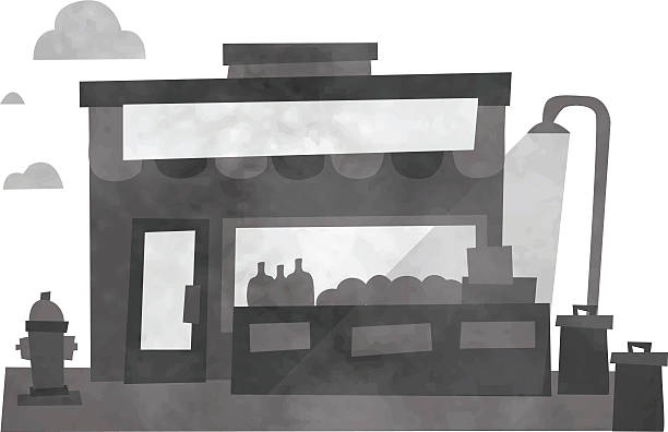 90+ Corner Store At Night Stock Illustrations, Royalty-Free Vector ...