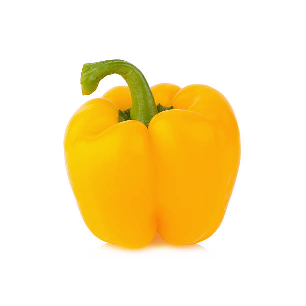istock sweet yellow pepper isolated on white background 584227328