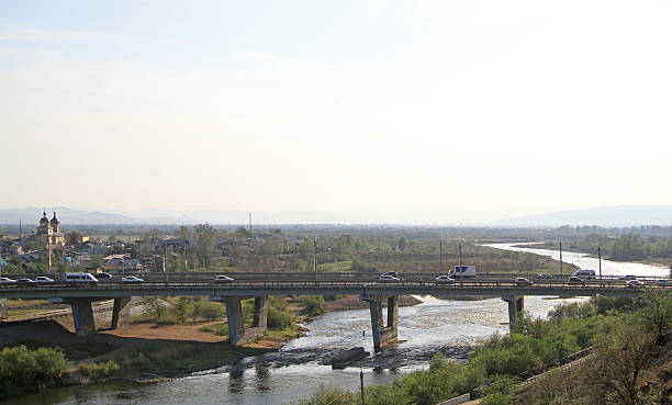 istock bridge over river Selenga in Ulan Ude 584230140