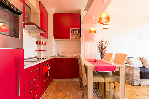 istock Interior of a kitchen with dining room 584230590