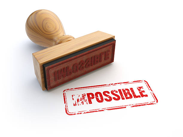 istock Stamp impossible possible isolated on white. Changing the word i 584232524