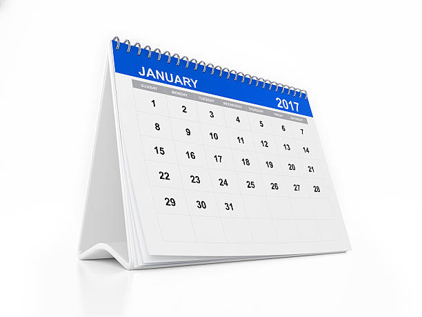 istock 2017 Monthly Desktop Calendar: January 584235046