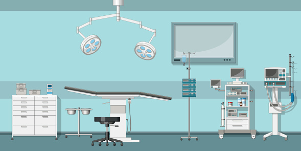 Illustration of a operating room