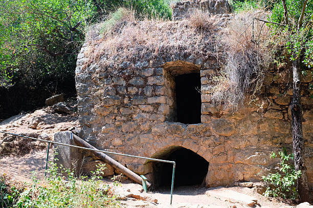 istock Old ruins in Nahal Amud gorge, Israel 584239562