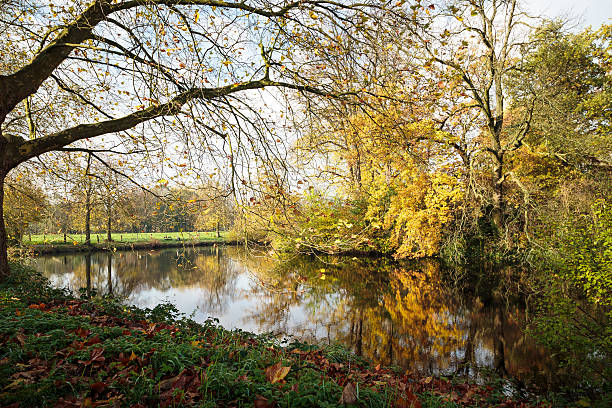 istock Castle Linn Moat at Autumn / Krefeld 584242156