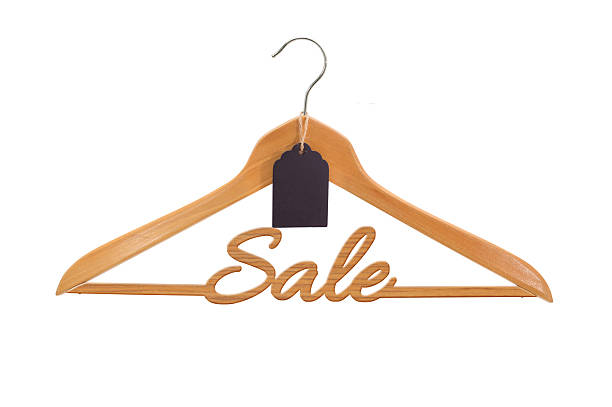 istock Sale Wood Hanger Blank Tag 584242410