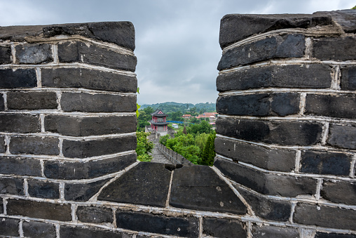 The Great Wall of China in Dandong