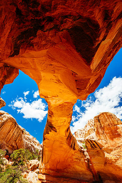 istock Natural Arch, Hickman Bridge, Capitol Reef National Park, Utah, 584244844
