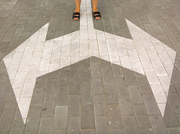 istock Foot of the arrow. 584245518
