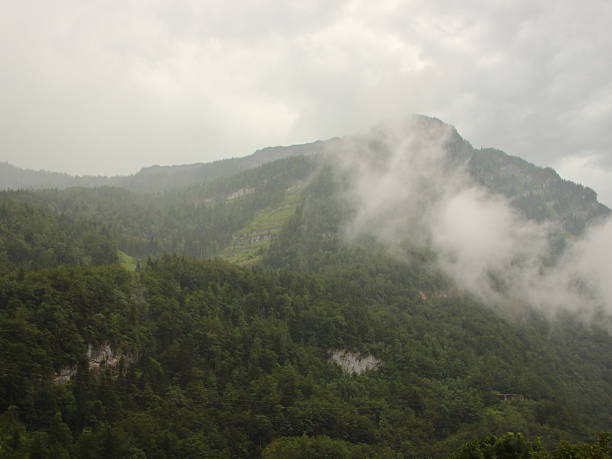 istock Cloudy Austrian Alps after Heavy Rainfall at Gollingen 584246842