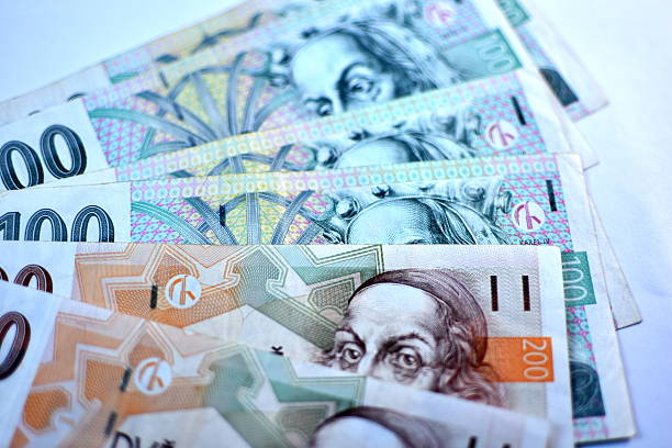 Czech Koruna To Usd Stock Photos Pictures Royalty Free Images IStock 500-czech-koruna-banknote-1993-bo-ena-n-mcov-world-banknotes-coins