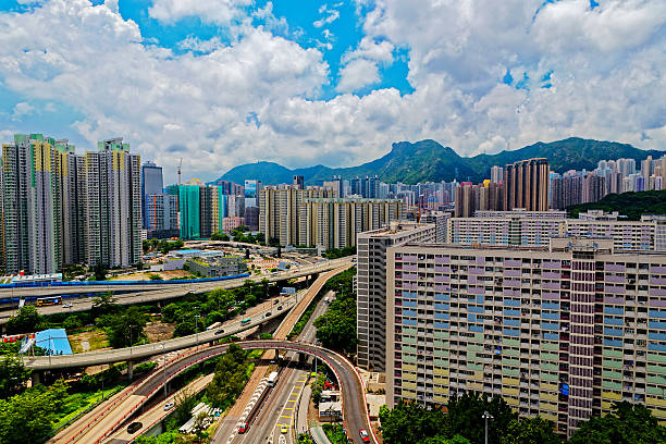 istock Hong Kong public housing apartment block 584249340