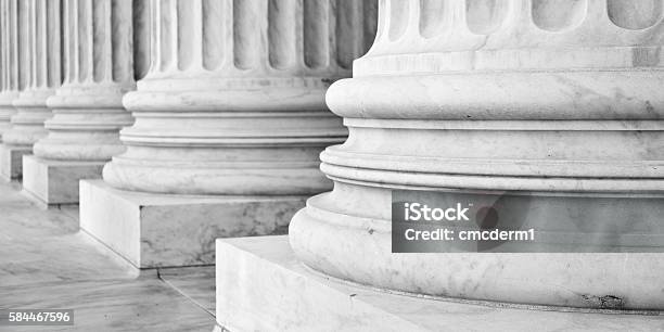 Supreme Court Building Washington Dc Stock Photo - Download Image Now - Stability, Architectural Column, Lawyer