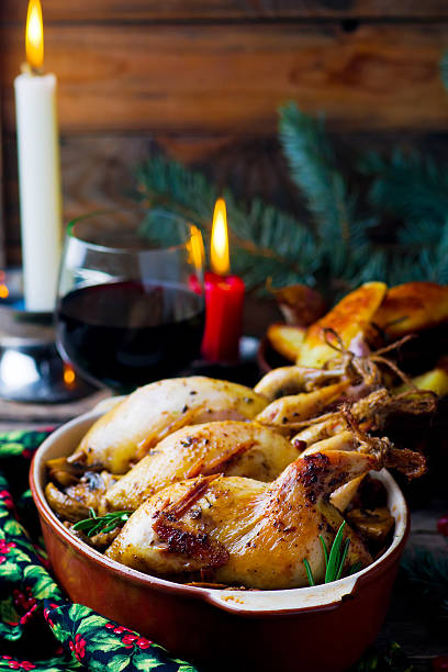 istock the Christmas baked quails with mushrooms 584467654