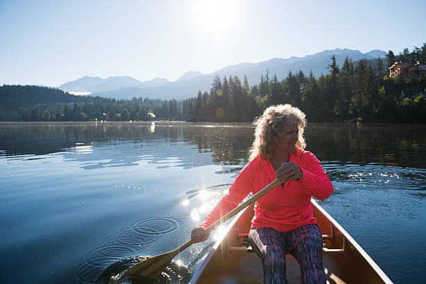 istock Senior woman enjoying an active retirement 584467978