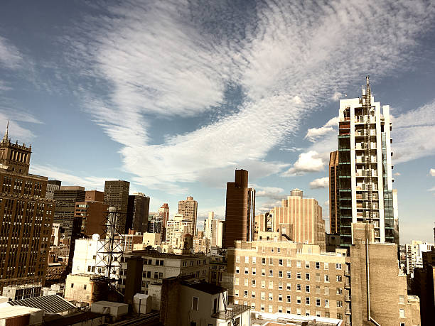 istock Midtown Manhattan Skyscrapers, toned image 584471200