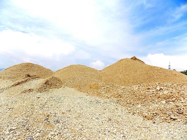 istock Piles of stone in Stone Pit 584473076