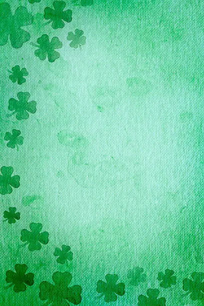 St.Patrick's day background with clover