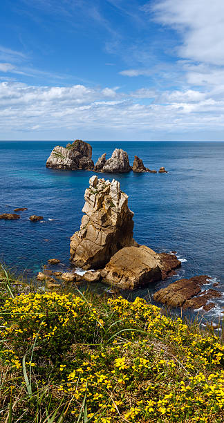 istock Arnia Beach coastline landscape. 584477116