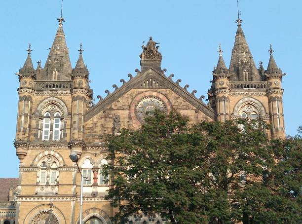 Chhatrapati Shivaji Terminus Railway Station stock photo
