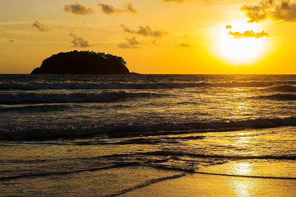 istock Beach sunset of the sea 584479242