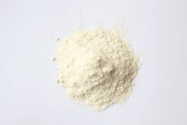 istock Heap of white wheat flour 584482204