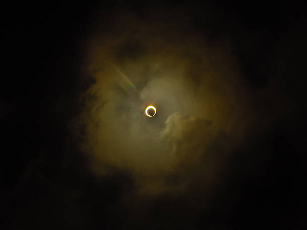 Eclipse Annular Solar Eclipse. Ring Of Fire stock pictures, royalty-free photos & images