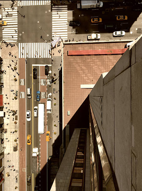 istock Looking down onto the streets of New York 584485404