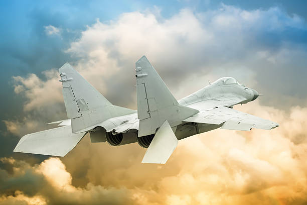 istock modern fighter sky with shallow depth of field 584486034