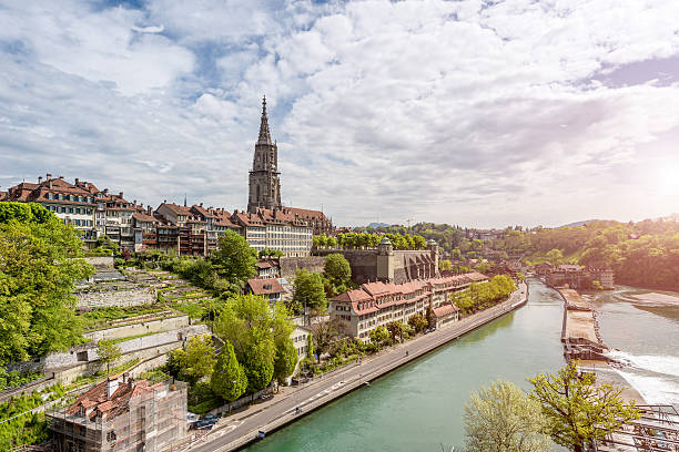 istock Bern city along Aare river in Bern, Switzerland 584486320