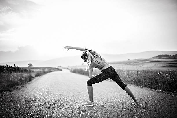 istock Fitness girl stretching 584488286
