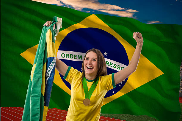 istock Female Athlete Celebrating 584494206
