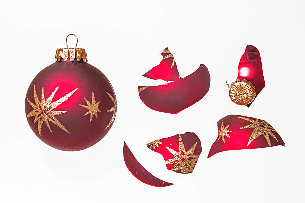 istock Shards of  Christmas bauble 584494580