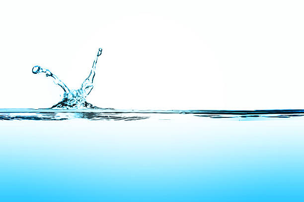 istock water splash isolated on white background and copy space 584495748