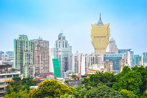 istock Cityscape view of Macau, China 584496852