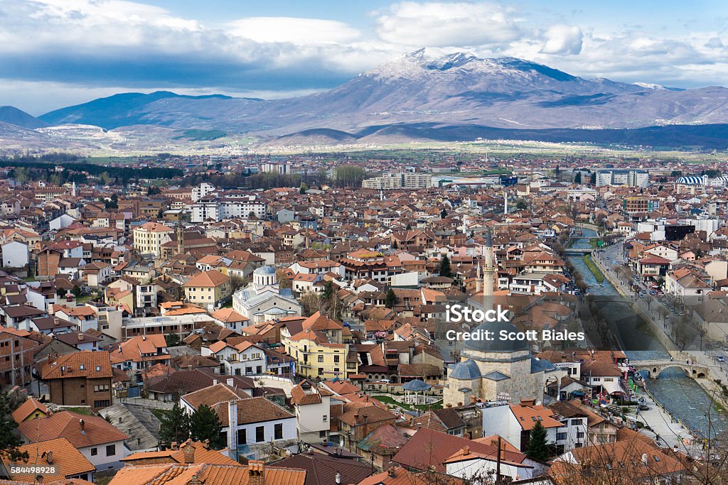 Cityscape of Prizren, Kosovo Kosovo Stock Photo