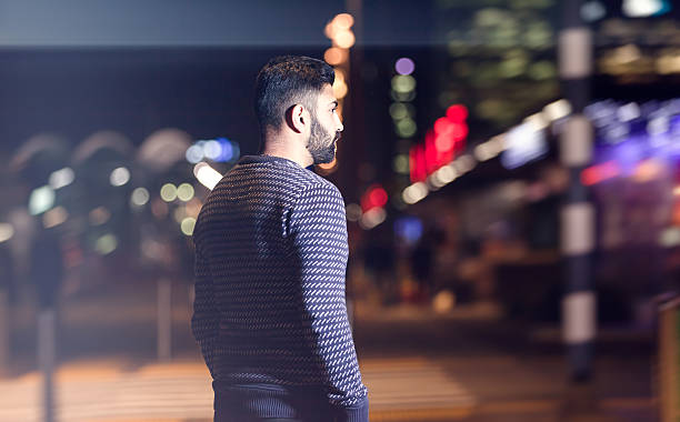 istock Young man in the city. 584499190