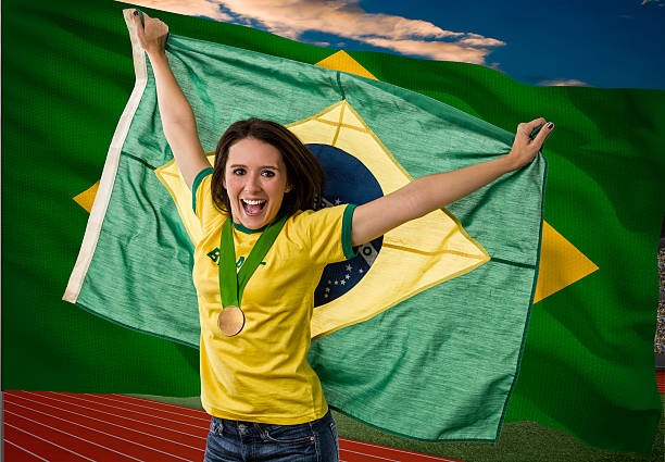 istock Female Athlete Celebrating 584500306