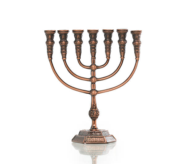 istock Traditional Jewish Menorah 584500642
