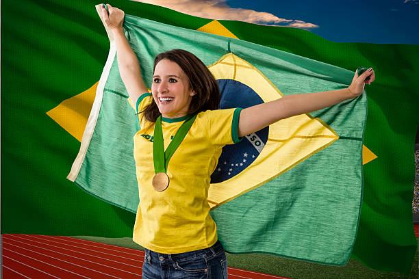 istock Female Athlete Celebrating 584500996