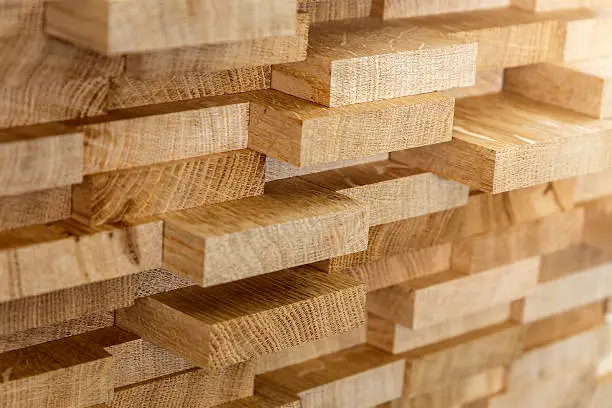 Wood timber construction material for background and texture.