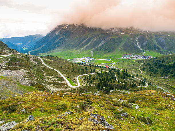 istock Alpine ski resort Kuthai in summer season 584502902