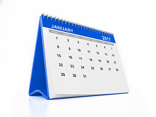 istock 2017 Monthly Desktop Calendar: January 584508998