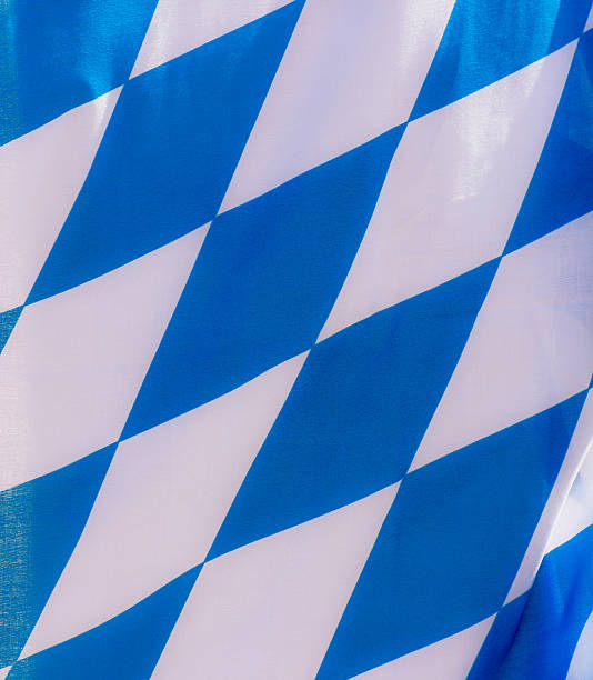 istock Blue and white background of the bavarian flag 584511924