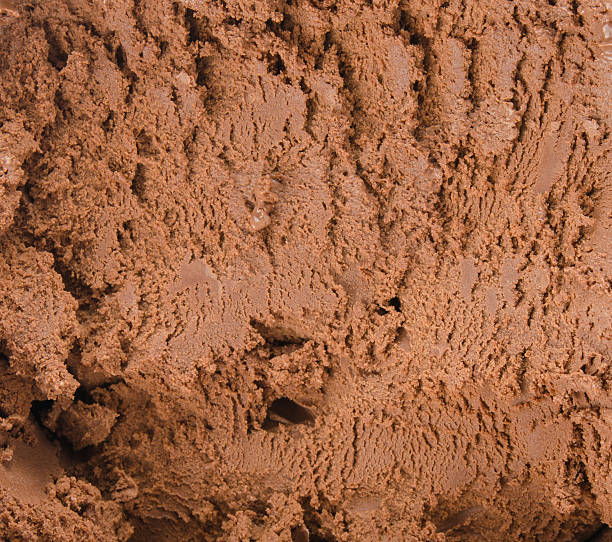 istock Chocolate ice cream detailed texture 584571146