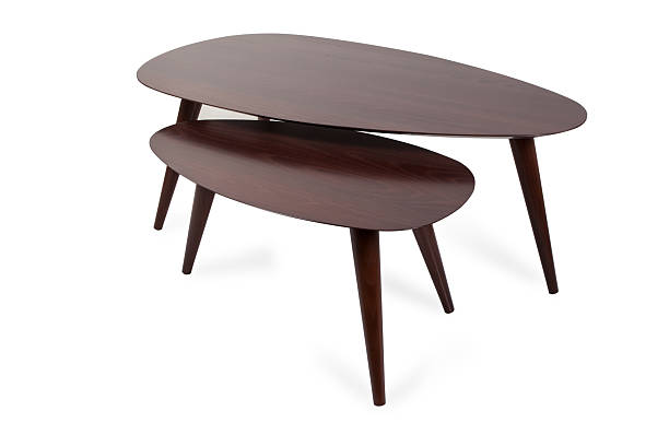 istock Two wooden coffee tables 584572528